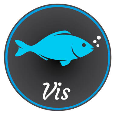 STICKERS 'VIS' 28mm 500st/rol